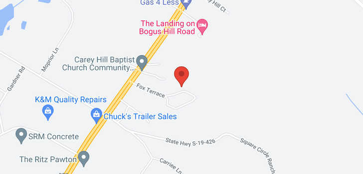 map of 69 Fox Terrace Road, North Augusta, SC 29860